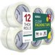 thumbnail image 1 of Cinta adhesiva transparente HERKKA, 12 rollos, 59,4 m x 50 mm, 780 yardas en total, 1 of 7