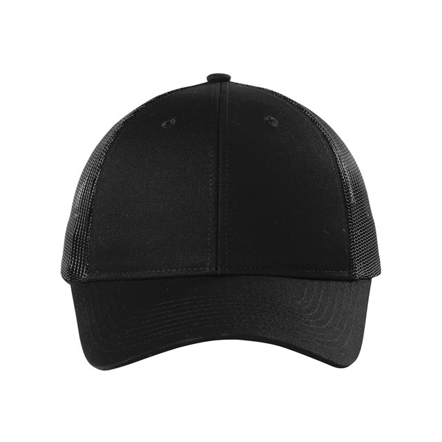 Top Headwear Low-Profile Snapback Trucker Cap - Black