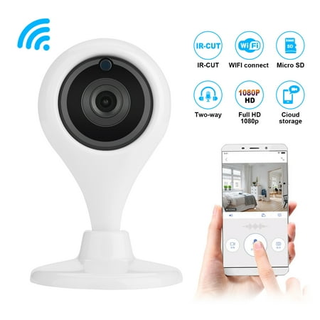 AGPtek Wireless WiFi IP CCTV Camera Indoor Security Pan Tilt Night Vision Cam