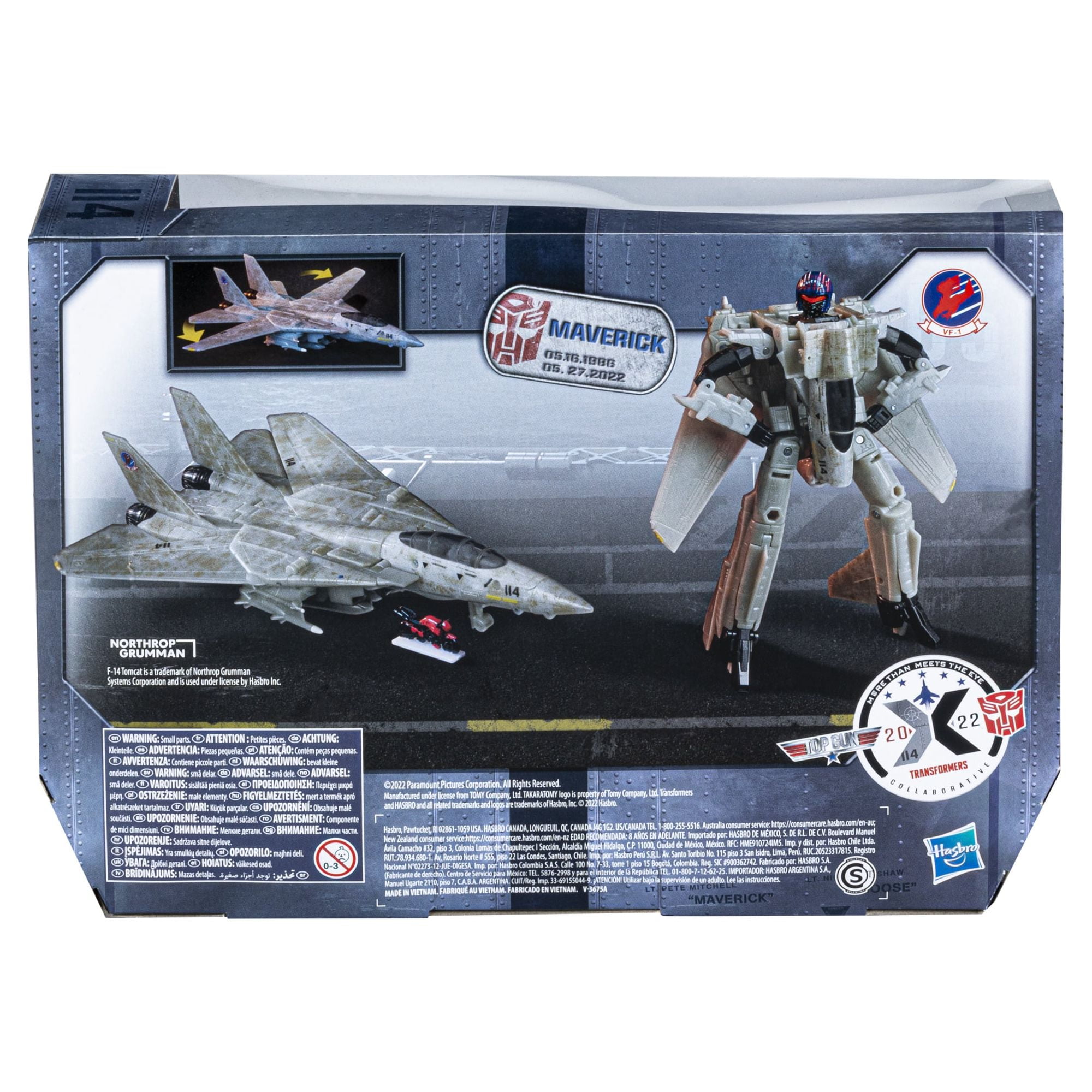 Transformers: Top Gun Maverick Kids Toy Action Figure for Boys and Girls Ages 8 9 10 11 12 and Up (7”)
