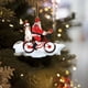 thumbnail image 5 of Xihbxyly Colgante de Papá Noel, Adorable Cachorro de Acrílico, Adorno Colgante para Árbol de Bicicleta, Accesorio para Oficina y Coche, Diseño de Colores Vibrantes, Ideal para Navidad y Acción de Gra, 5 of 6