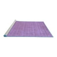 thumbnail image 2 of Ahgly Company Machine Washable Indoor Rectangle Abstract Blue Contemporary Area Rugs, 5' x 8', 2 of 4