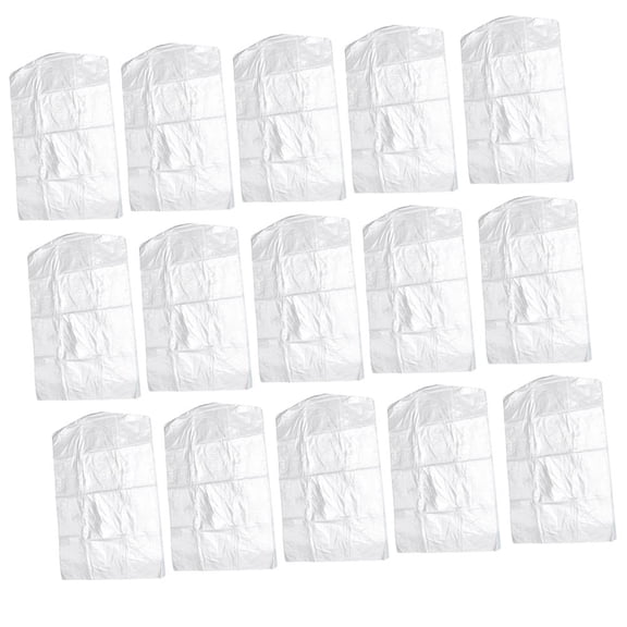 HOMEMAXS 100 Pcs Suit Bag Cover Transparent Clothing Reusable Garment