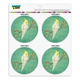 thumbnail image 1 of Charming Cockatiel Yellow Crest Refrigerator Fridge Locker Vinyl Circle Magnet Set, 1 of 3