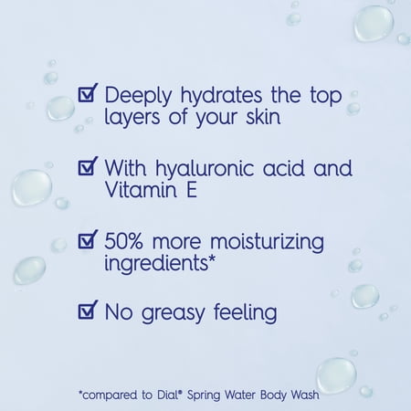 Dial Body Wash, Healthy Hydration, Hyaluronic Acid, 16 fl oz