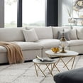 thumbnail image 7 of 3 pcs Sofa Sectional, Brown, Fabric, Living Room Lounge Cafe Lobby Hospitality Restaurant, Modern Contemporary, HB37462, 7 of 7