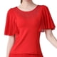 thumbnail image 1 of Tops de Baile elegantes Yuyangstore para mujer blusa de manga de trompeta Baile latino M, 1 of 6