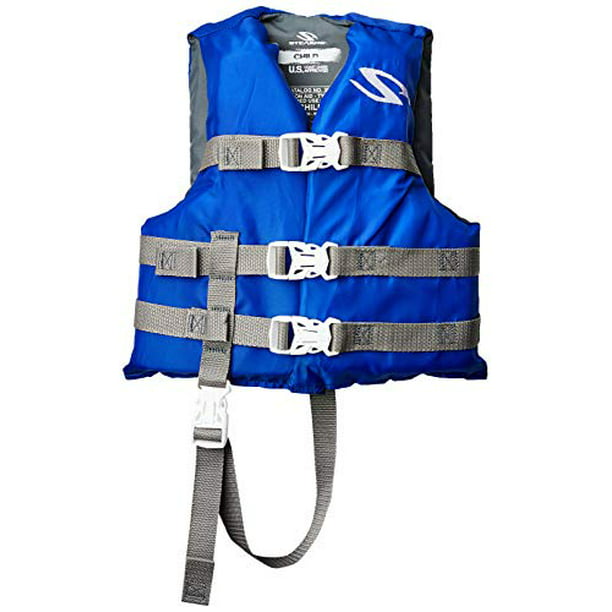 STEARNS Child Classic Series Life Vest, Blue, Weight- 30-50 Lbs ...