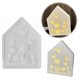 thumbnail image 4 of Molde Casa en 3D Conejo Resina Droppando Ambiente Lámpara Silicona para Decoraciones Pascua, 4 of 9