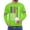 Fluorescent Green, variant on Men's St. Patrick's Day Beer Shamrock Flag Crew Neck Sweatshirt Long Sleeve Pullover