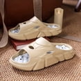 thumbnail image 2 of Rokment Adult Massage Cloud Slippers for Women Men Unisex Acupressure Neuropathy Plantar Fasciitis Relief Shoes Sandals Mat Beige Size 6, 2 of 8