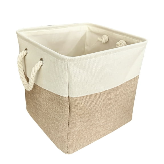 Foldable Storage Baskets Canvas Fabric Toy Organizing Bins