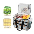 thumbnail image 2 of FORMRS Insulated Cooler Bag 24 Cans Capacity Soft Leakproof Lunch Box with Side Pockets, Cartoon Floral Dog Pattern, 2 of 7