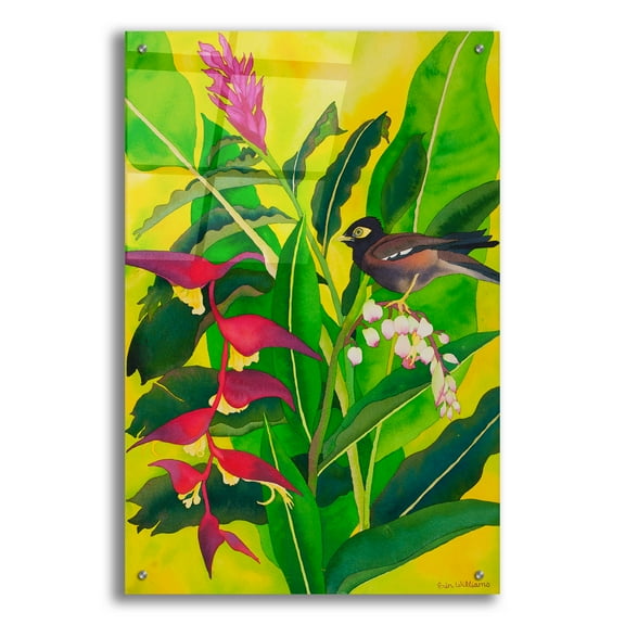 Epic Art 'Myrna In the Morning' by Carissa Luminess, Acrylic Glass Wall Art, 24"x36"