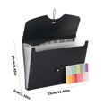 thumbnail image 5 of Sinyiin 2Pcs Professional File Case 7 Pockets Expandable Document Organiser Filing Bag, 5 of 15