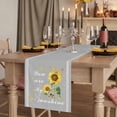 thumbnail image 2 of Table Runners 70 Inches Long Dress Scarves, Sunflower Farmhouse Coffee/Dining/Kitchen Table Decor, Holiday Table Runner, Vintage Botanical 13x70 Inch, 2 of 9