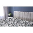 thumbnail image 5 of Ambesonne Exotic Fitted Sheet, Toucan Bird Print Monstera, Queen Size, Soft Blue Pale Grey Rose, 5 of 5