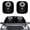 Bohemian Sun Moon, variant on Chririnla Cute Cat Sunshade for Windshield 2 Pieces Set Auto Sun Block Covers Portable Automotive Interior Shield Protection Suitable for Travel & Outdoor Activities