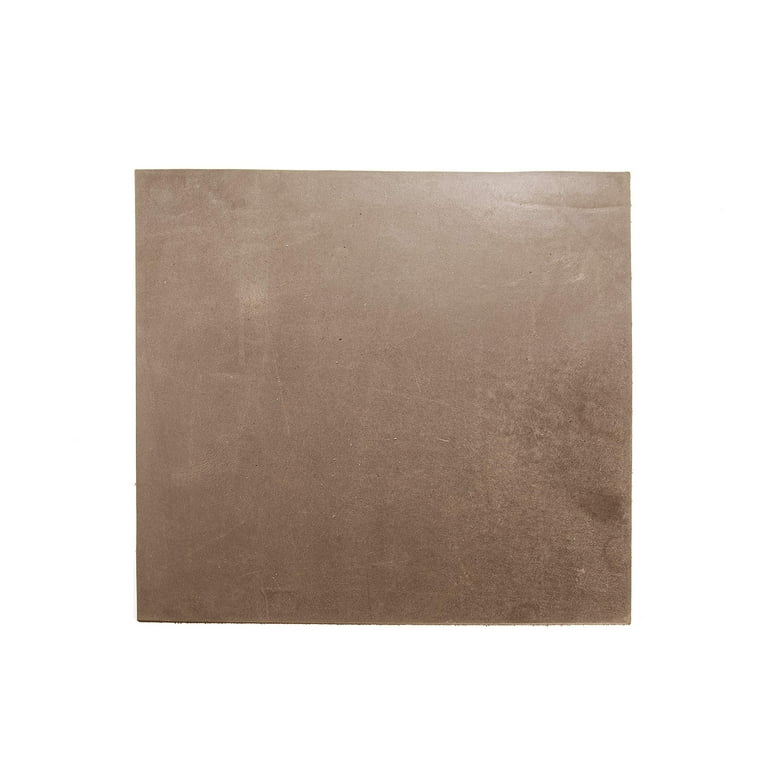 Tobacco Brown Cowhide Leather Cuts 2.8mm in Various Sizes 10X10