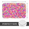 thumbnail image 2 of Yiaed Colorful Donuts 1 Print Flannel Doormat Mat Outdoor Indoor Door Mats,Welcome Matt Outdoor Front Door Mat Doormat Outdoor Mat Outdoor Mat,16"x24", 2 of 7