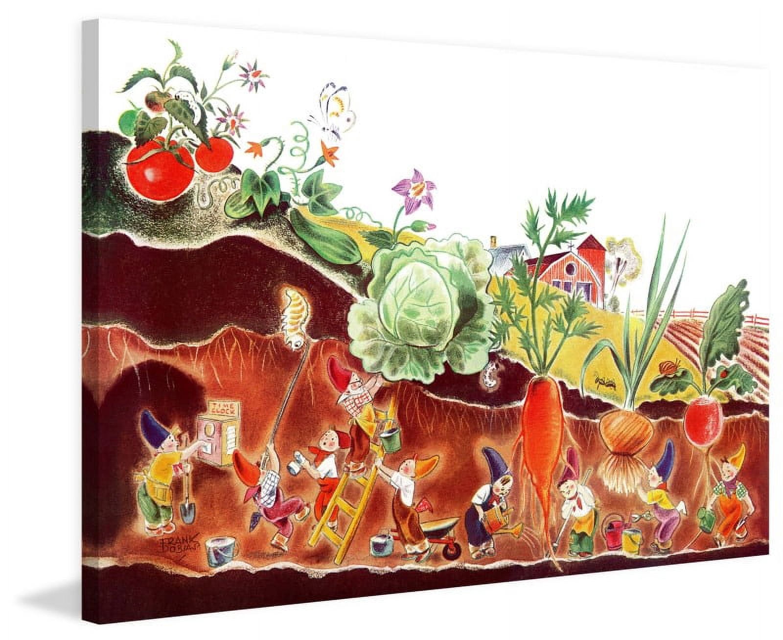 Marmont Hill "Garden" by Curtis Painting Print on Canvas