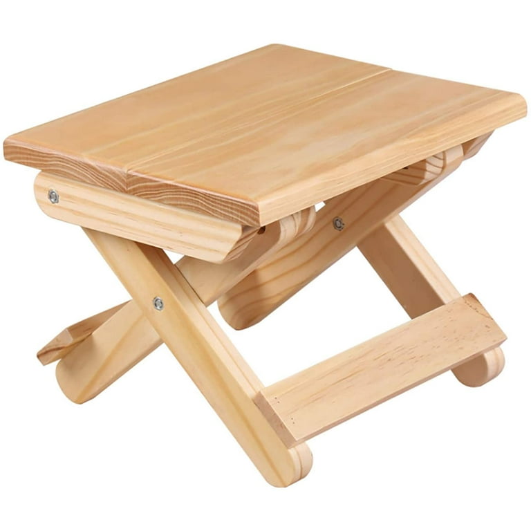 Home Wooden Folding Stool Fully Assembled Shower Seat Wooden Spa