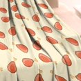 thumbnail image 3 of Beige Chicken Drumstick Pattern Blanket,Comfortable Soft Flannel Throw Blanket,All Season,Warm Lightweight Blankets for Sofa Bed Couch Living Room Chair,30"x40", 3 of 4