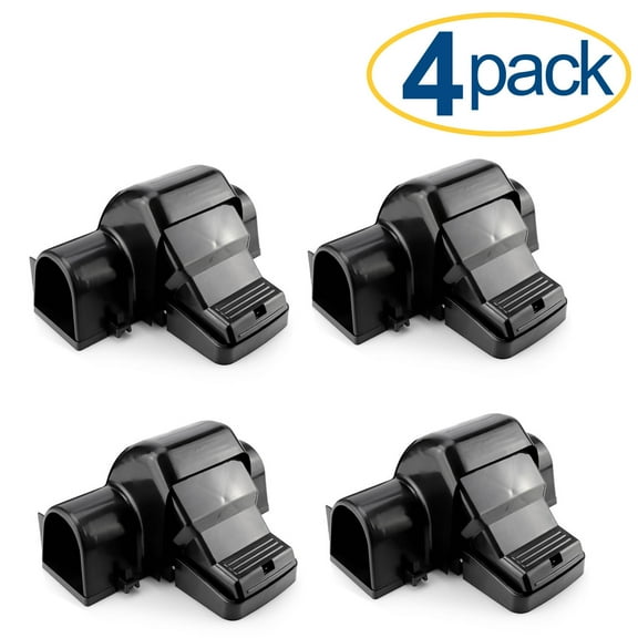 Exuby Pet-Safe Mouse Trap with Tunnel Design Dual Entry for Better Capture Rate No Harmful Poison, 4 Pack