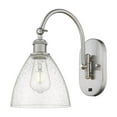 thumbnail image 5 of Innovations Lighting  Ballston Bristol Glass - 1 Light 8" Sconce - Arm Swivels Side To Side Seedy/Matte Black, 5 of 5