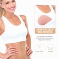 thumbnail image 3 of Phenofice 2Pares De Supple Bra Insert Pads Suaves Y Resistentes Para Sostenes Deportivos Y Diarios, 3 of 6