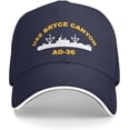 thumbnail image 2 of USS Bryce Canyon AD-36 Unisex Baseball Caps Sandwich Caps Casual hat, 2 of 8