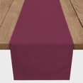 thumbnail image 3 of Creative Products Solid Color Burgundy 16x72 Poly Twill Table Runner, 3 of 3
