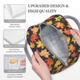 thumbnail image 3 of Disketp Colorful Maple Leaves Bolsa Térmica para Almuerzo, Lonchera con Abertura Amplia y Gran Capacidad, Organizador Reutilizable para Mujeres, Hombres y Adultos, 3 of 6