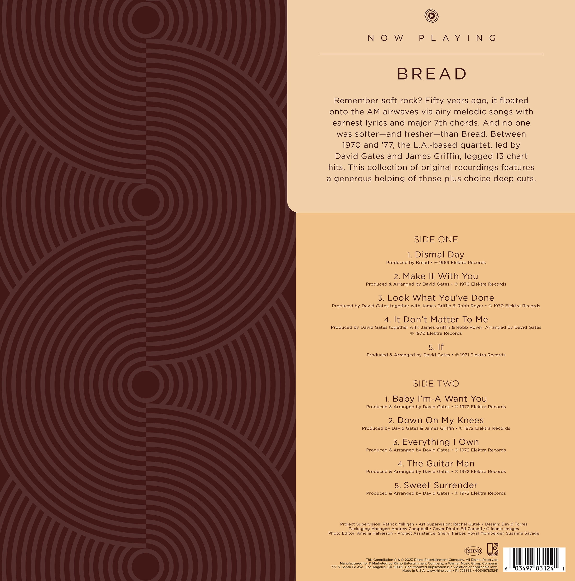 Bread - Now Playing - Bread (Walmart Exclusive) - Music & Performance - Vinyl [Exclusive]