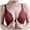 Wine, variant on NIEWTR Front Closure Wireless Bras for Women No Underwire Compression Support Adjustable Straps Everyday Comfort Bra(Grey,5XL)