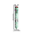 thumbnail image 3 of Rewenti 10 Color Cute Character Multi Color Ballpoint Pens Click Style Retractable Colored Pens for Students School office and Art Supplies, 3 of 6
