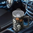 thumbnail image 5 of 40oz Halloween Tumbler with Handle, Spooky Bat Witch | Print | Halloween Gifts for Family & Friends | with Lids and Straws | Stainless Steel Insulated | Coffee Travel Mug, 5 of 5
