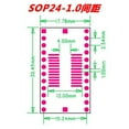 thumbnail image 2 of SOP 24PIN 1MM to DIP Adapter PCB Board SMD Converter 10pcs, 2 of 3