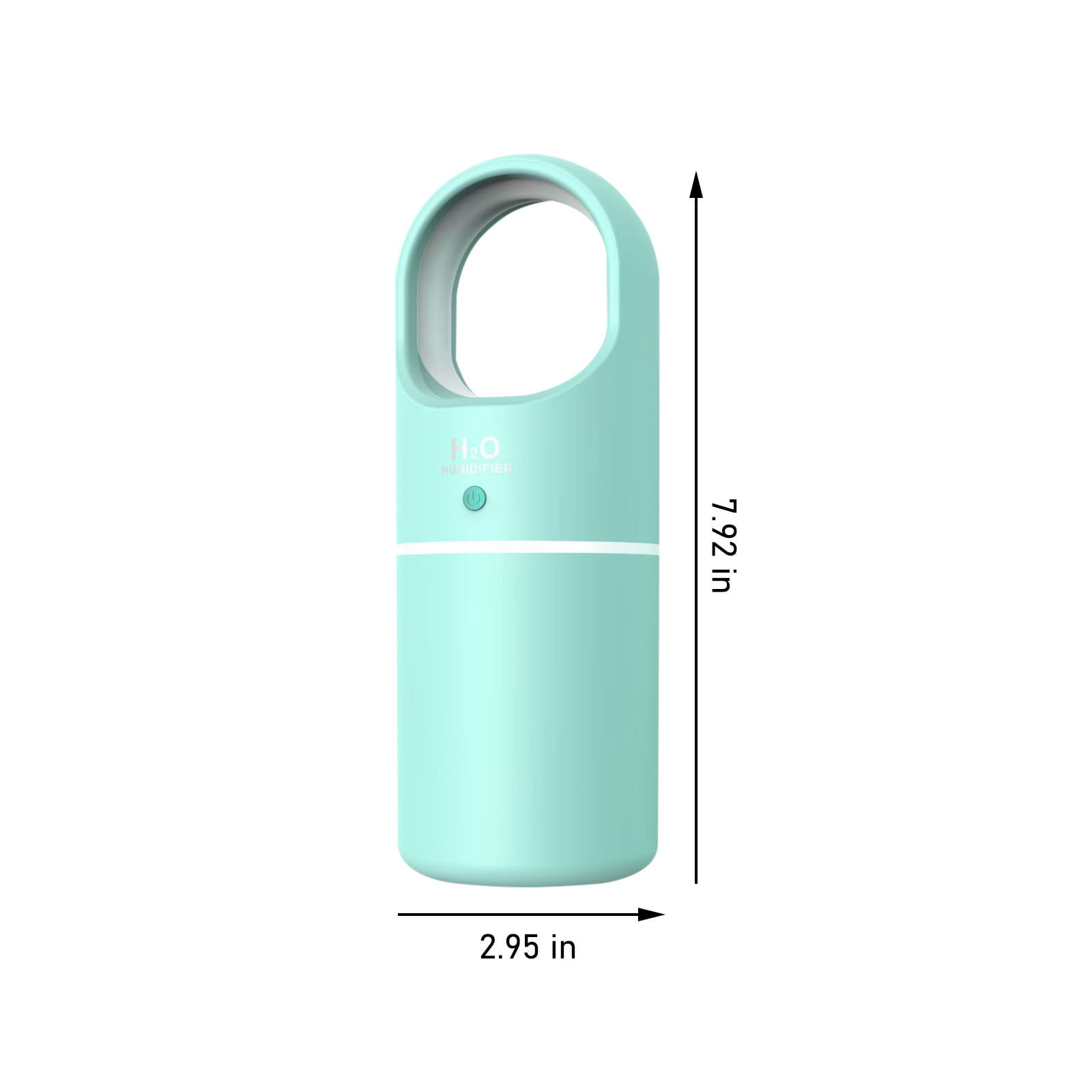 CVLNCYCLING USB Humidifier with Colorful Ambient Lighting, Quiet Cool Mist Ultrasonic Humidifier, Easy Clean Top-Fill for Bedroom Office Plants