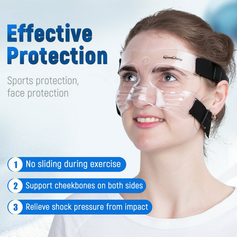Basketball Nose Softball Face for Broken Nose Protective Elastic Strap Nose  Guard for Men Women 