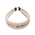 thumbnail image 5 of Unique Bargains 1 Pc Headband Colorful Yarn Hair Accessories for Women Pink, 5 of 5