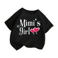 thumbnail image 4 of shoper T-Shirts for Girls 10-12 Printed Pattern Everyday Short Sleeve Back to School T Shirts Shirt Holidays Tops First Day Of School Shirt Toddler Black 150, 4 of 4
