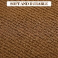 thumbnail image 3 of Uxcell 12" Self Adhesive Carpet Tile, 4 Pcs Small Area Square Polyester Rug Anti-Slip Reusable Peel and Stick Carpet Locker Rug Locker for Tabletop Background Decoration, Brown, 3 of 7