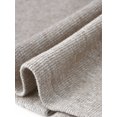 thumbnail image 5 of INSPIRE CHIC Knit Top for Women's Long Sleeve Button Fitted Solid Casual Blouse S Camel, 5 of 6