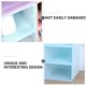 thumbnail image 4 of unbranded 6Ud Caja De Almacenamiento Para Zapatos Azul Con Ventana Transparente Y Material Plástico Duradero, 4 of 8