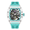 Light Blue, variant on MEGIR Skeleton Automatic Men Watch, Waterproof Transparent Case Casual Sport Mechanical Wristwatch