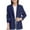 Navy, variant on OSOLU Toddler Girls Jacket Long Sleeve Notched Collarss/Lapel Collarss With Inner Pocket Open Front Casual Kids Suit Classic Dailywear, 11-12 Years