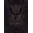 Purple Black Gold, Pattern 17, variant on ODIKA 8'x10' Washable Area Rug Bat Gothic Damask Motif Vintage Filigree Scroll Ornamental Horror Flowing for Dining Room, Large Office, Lounge, Non-Slip Chair-Friendly Mat