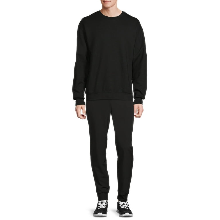 Athletic Works Men s Fleece Crewneck Sweatshirt Walmart