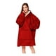 thumbnail image 1 of Sudadera Cobija Bluelander con Capucha, Manta Térmica, Unitalla, Rojo, 1 of 4